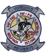 VMFA-112 Cowboys 2019 Squadron Patch –Plastic Backing picture