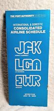 The Port Authority Of NY & NJ CONSOLIDATED AIRLINE SCHEDULE 1982 picture