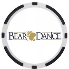 BEAR DANCE GOLF CLUB -Poker Chip Golf Ball Marker picture