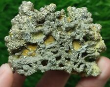 90-gm Natural Pyrite/Marcasite Beautiful Specimen On Matrix Having Unique Growth picture