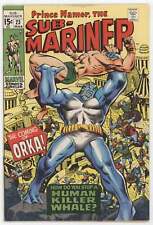 Sub-Mariner 23 Marvel 1970 FN VF Marie Severin Roy Thomas 1st Orka Namor picture