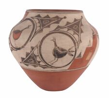 Vintage ( Native American Indian ) Historic Polychrome Zia Pueblo Pottery Olla picture