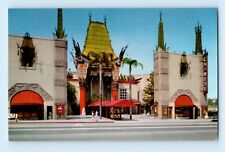 Hollywood California Grauman's Chinese Theatre Blvd Premieres Stars  Postcard C2 picture