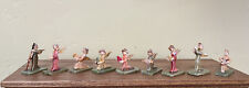 Vtg.Hand Painted~1950’s Christmas~Wood Angels~Celestial Band~9 Diff~JAPAN picture