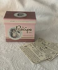 THE RECIPE BOX Philosophy MINT CONDITION Vintage CARDS No Shower Gel PINK RED picture