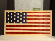 2023 LONGABERGER AMERICANA WOVEN FLAG PANEL WALL PATRIOTIC BASKET 25.5
