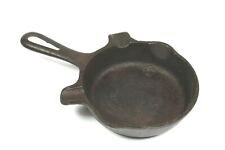 Antique Griswold Cast Iron Skillet Ashtray #0 Quality Ware Made in USA picture