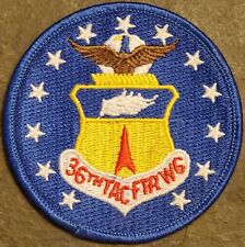 USAF 36th Tactical Fighter Wing Patch: ANDERSON AFB, GUAM: SUBDUED VTG ORIGINAL picture