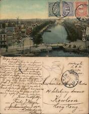 Netherlands 1909 Rotterdam,Haringvliet Three Color Stamps Philatelic COF Vintage picture