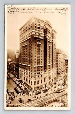 New York City NY, RPPC of Hotel McAlpin, Vintage Real Photo c1913 Postcard picture