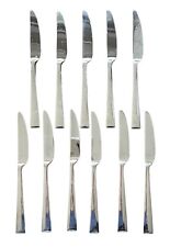 Lot 11 Lenox Dinner Knives 18/10 Continental Dining Flare Tip Stainless 9 1/4” picture