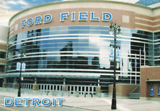 Detroit MI Michigan, Ford Field, Home of the Detroit Lions, Vintage Postcard picture
