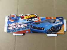 2013 Chevrolet Camaro Hot Wheels point of sale display picture