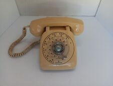 Vtg GTE Automatic Electric Rotary Dial Beige Phone with Volume Dial Model 80 picture