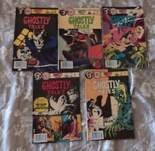 LOT OF 5 VINTAGE CHARLTON HORROR GHOSTLY TALES COMICS 152 153 154 156 162 picture