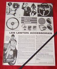LES LESTON ACCESSORIES AIR HORN STEERING WHEEL - 1967 ORIGINAL VINTAGE ADVERT picture
