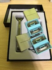 ShaveLogic SL5 Shaving System Four (4) Five Blade Cartridges All-Metal Handle picture