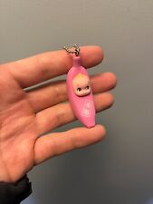 Kewpie Pink Banana Mini Figure Keychain picture