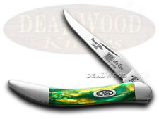 Case xx Toothpick Knife Cats Eye Genuine Corelon 1/500 Stainless Pocket 910096CE picture