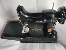 1940 SINGER FEATHERWEIGHT Sewing Machine #221 with Case picture