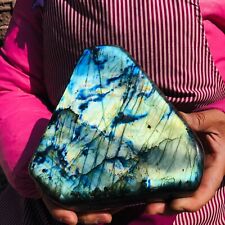 3.03LB  Natural Gorgeous Labradorite Quartz Crystal Stone Specimen Healing picture