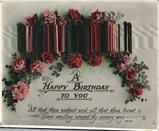 Vintage Tuck's Birthday Postcard, c1912, Tuck's Post Cards picture