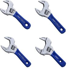 TOP HY-26S, 30S, 38S, 49S Short Wide Adjustable Wrench 4-piece set Made in JAPAN picture