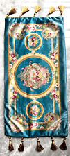 Decoration Michal Negrin Beautiful Velvet Pillow Cover Colorful flowers. picture