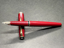 [Excellent+] MONTBLANC GENERATION Red GT Vintage Fountain Pen 14K nib/EF 13102 picture
