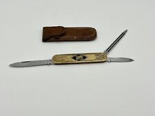 Antique Early BAYER Solingen Germany Stainless Gentleman's 3 Blade Pocket Knife picture