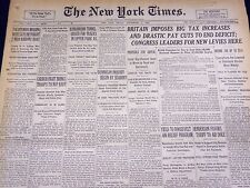 1931 SEPTEMBER 11 NEW YORK TIMES - GRAND CENTRAL TUNNEL URGED - NT 4119 picture