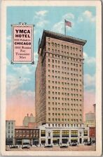 c1930s Chicago, Illinois Postcard YMCA HOTEL Wabash Avenue View - Kropp / Unused picture