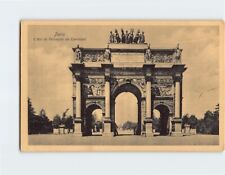 Postcard Arc de Triomphe Paris France picture