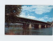 Postcard New South End Bridge Springfield Massachusetts USA picture