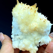 162g Natural Yellow Acicular Calcite Crystal Cluster Mineral Specimen picture