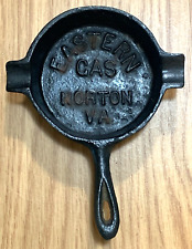 Vintage EASTERN GAS NORTON VA Advertising Cast Iron Pan Ashtray picture