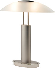Artiva USA LED9476 Avalon Plus Modern 2-Tone Satin Nickel LED Touch Table Lamp w picture
