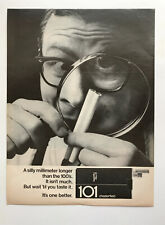 1967 Chesterfield 101 Cigarettes, Fruit Of The Loom Shorts Vintage Print Ads picture