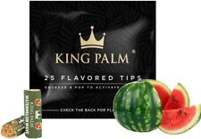 King Palm | Flavored Filter Tips | 7mm | Watermelon Wave| 25 Pack | Rolling Tips picture