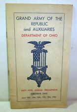 1931 Grand Army of the Republic 65th encampment, Columbus, Ohio; GAR booklet picture