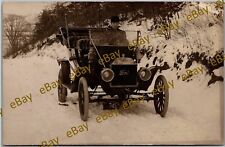 Postcard 1910 Ford Model T; Brass; J W Lytle, Uhrichsville, Ohio RPPC  Fq picture
