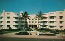 Vintage Postcard  Haddon Hall Hotel and Pool Facing Ocean Miami Beach Florida FL picture