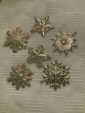 Sterling Snowflakes And Star Ornament Towle Gorham Waterford picture