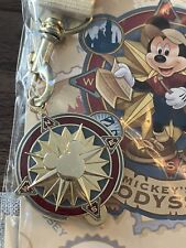 RARE Disney DLR  Mickey's Pin Odyssey 2008 Decoder Lanyard & Medallion 62656 picture