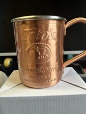 TITO'S Handmade Vodka Copper Moscow Mule Cups Mug  Yellowstone Barware 12oz picture