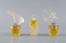 Three Lalique perfume bottles. Late 20th century. picture