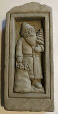 CARRUTH STUDIOS SANTA W. TREE & TOY BAG,  STANDING OR WALL PLAQUE, 1995, SIGNED picture