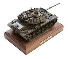 M60A1 Patton Tank Cold Cast Bronze Military Statue picture