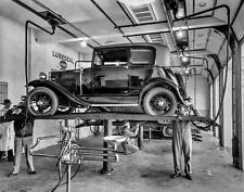 1931 FORD Model A VICTORIA on LIFT 8X10 Borderless PHOTO picture