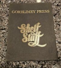 Barry Windsor Smith GORBLIMEY PRESS Shelf Stuff 1975 Black Embossed RARE Cover picture